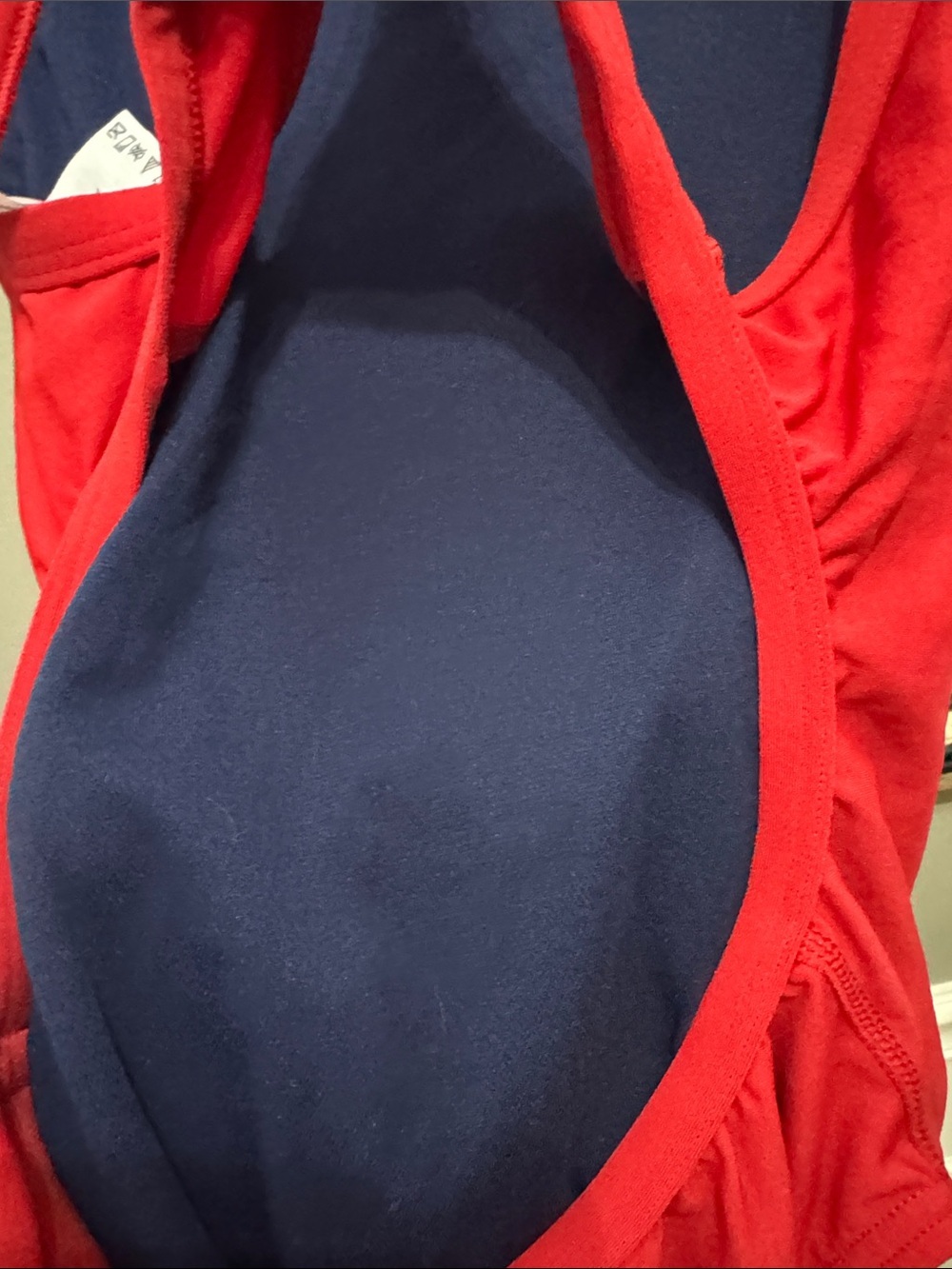 Speedo Red GUARD One-Piece Lifeguard Swimsuit endurance 36 swim summer - Picture 7 of 7